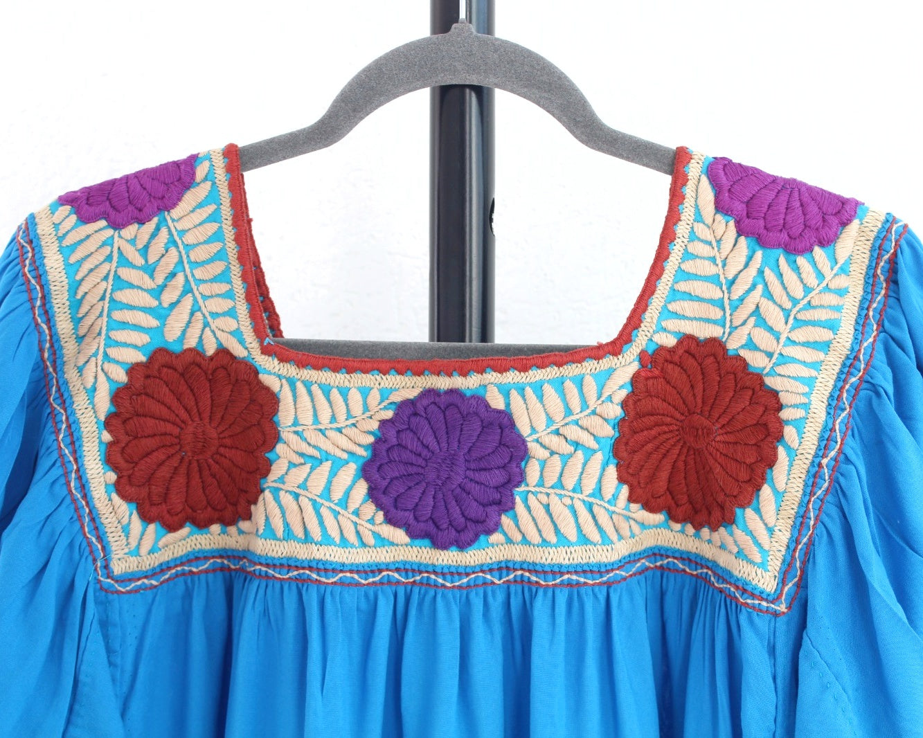 Blusa Aguacatenango Azul Beige
