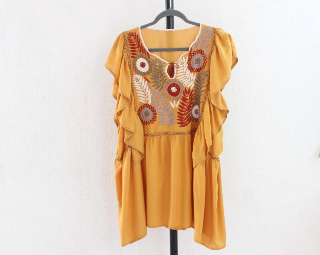 Blusa Celia Amarillo XL  XXL
