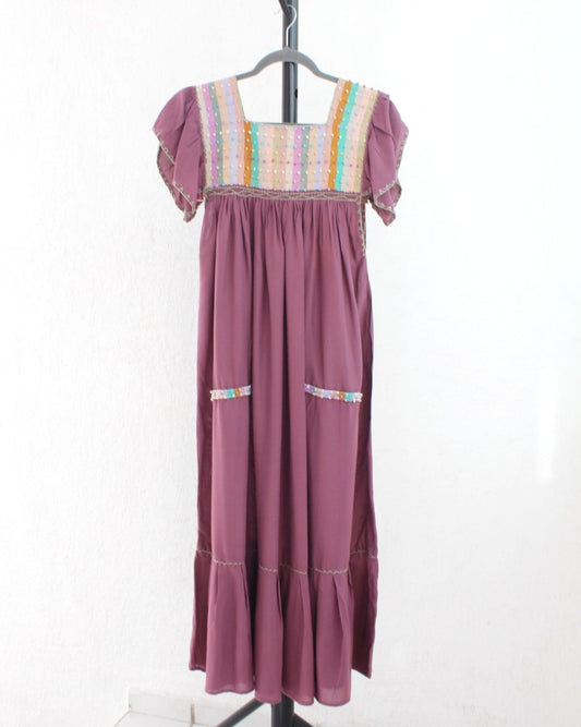 Vestido Nuditos Marsala Colores Pastel