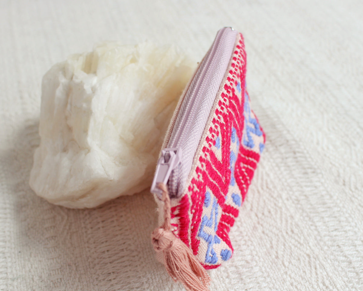 Mini Monedero Cosmos Lila Rosa