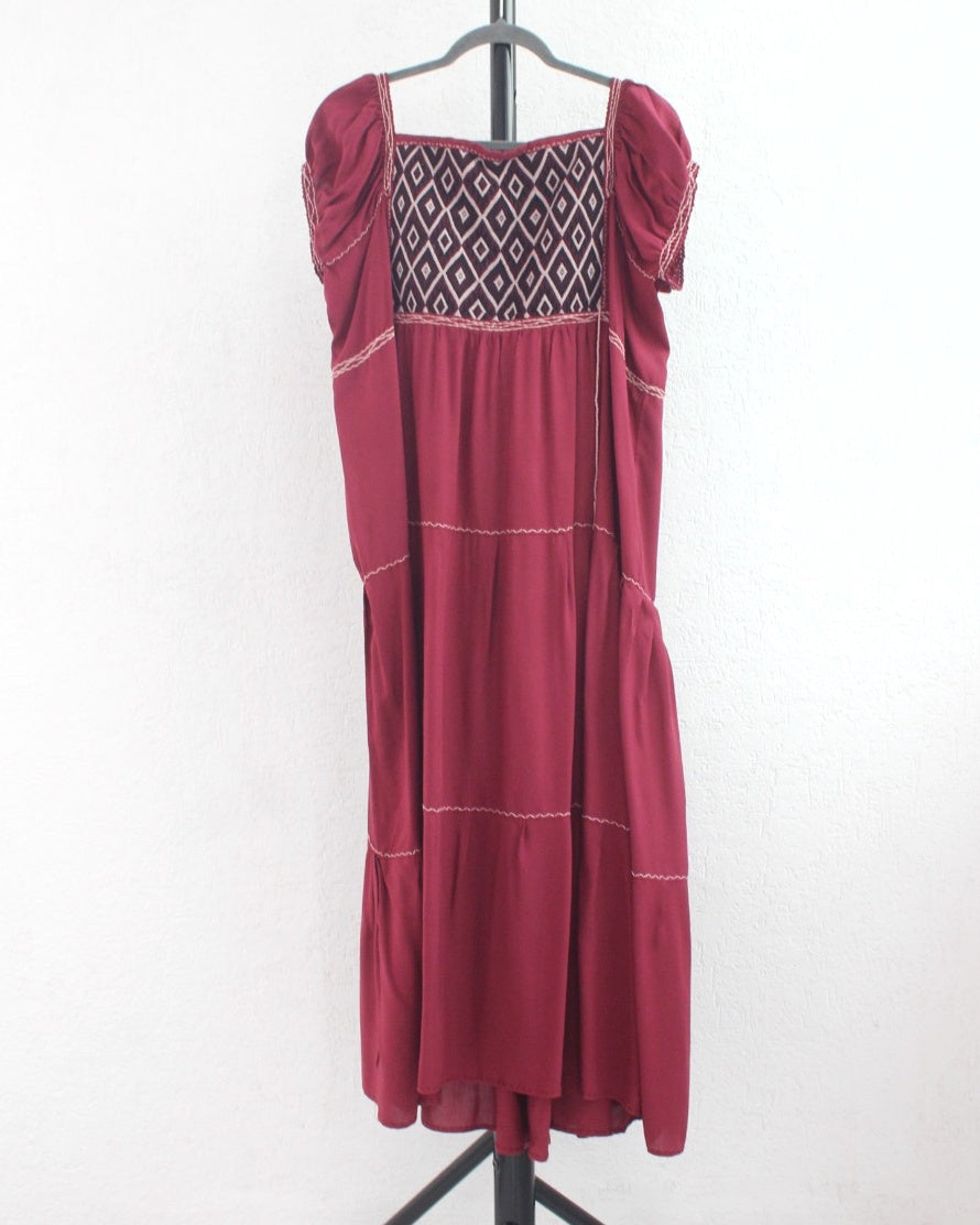 Vestido Gloria Vino Negro Ch M L