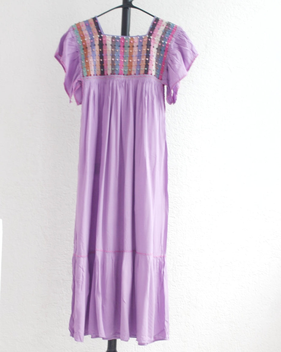 Vestido Nuditos Lila Colores Pastel