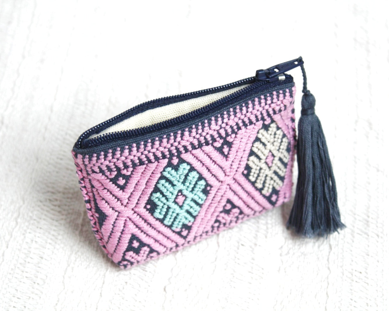 Mini Monedero Estrellas Rosa