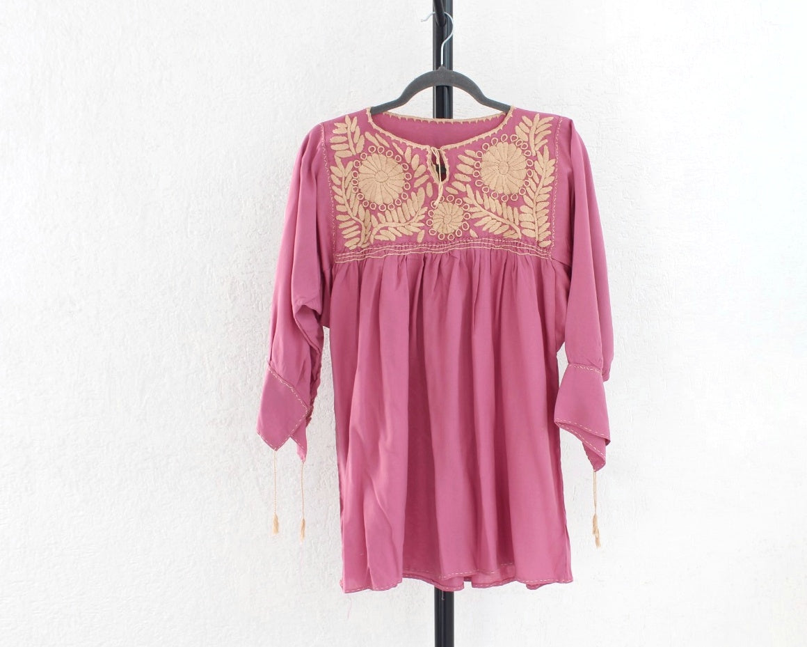 Blusa Mary Rosa Palo Beige