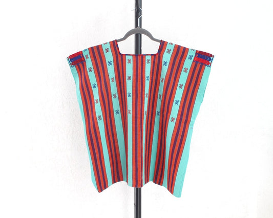 Blusa Pantheló Turquesa Naranja