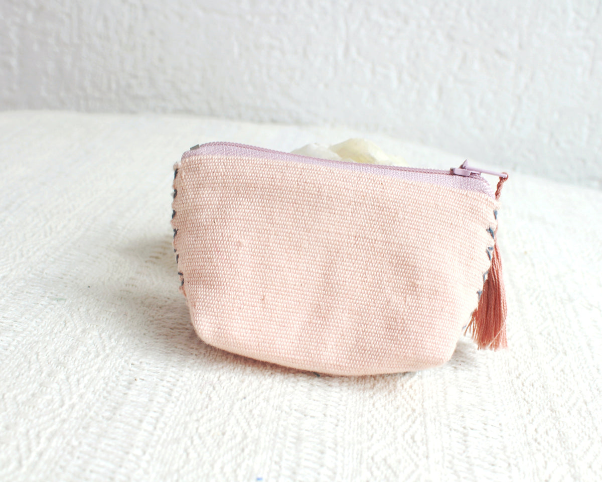 Mini Monedero Estrellitas Lila Gris Rosa