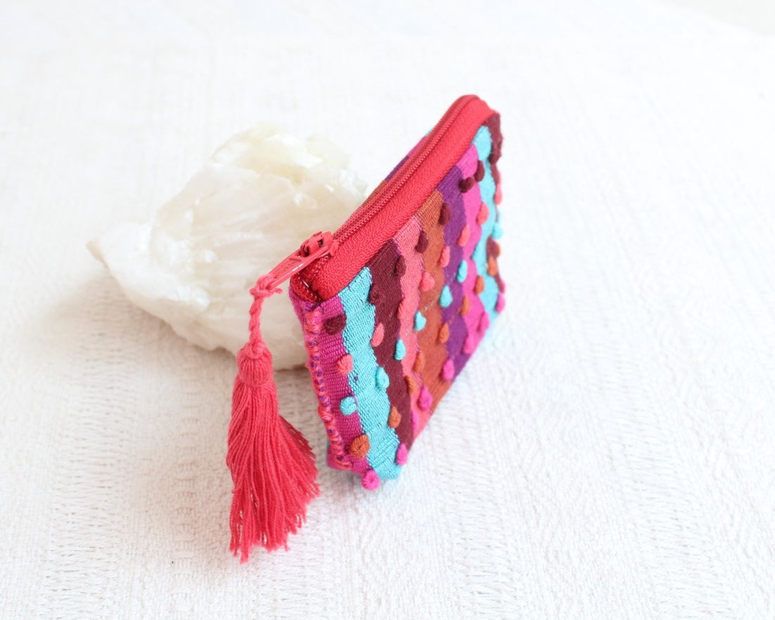 Mini Monedero Nuditos Colores Morado Rosa Azul