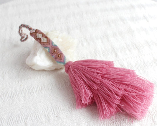 Campanitas con pulsera Rosa Palo Menta Café