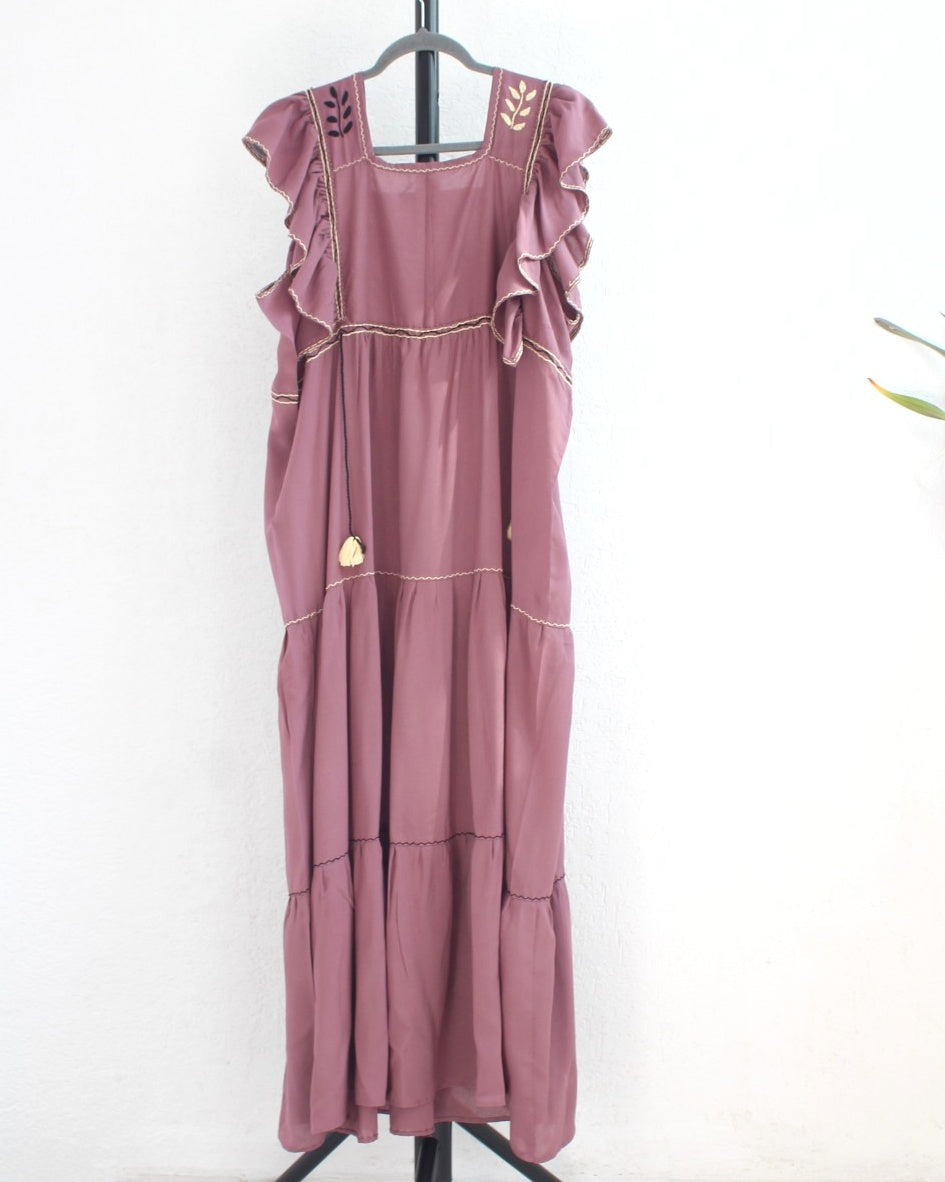 Vestido Josefina Malva Beige Unitalla