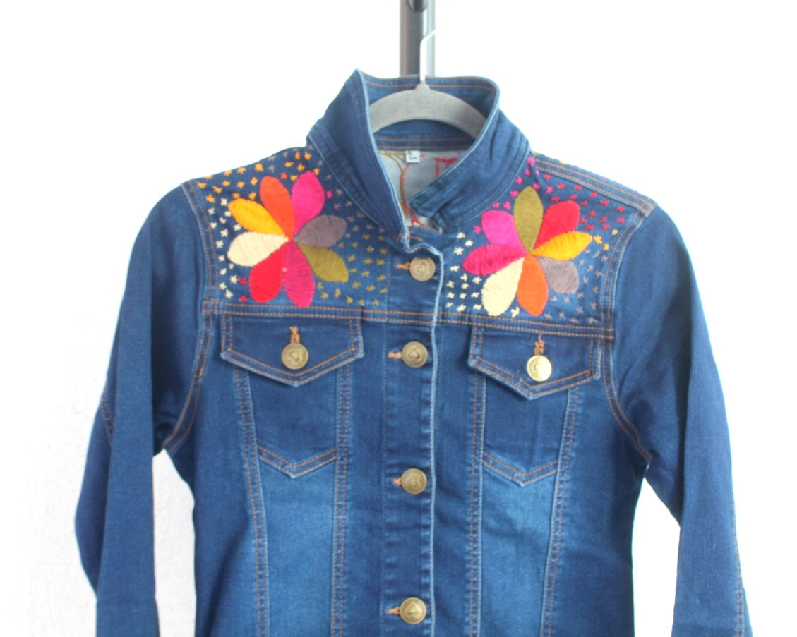 Chamarra Mezclilla Ch Milpa Colores