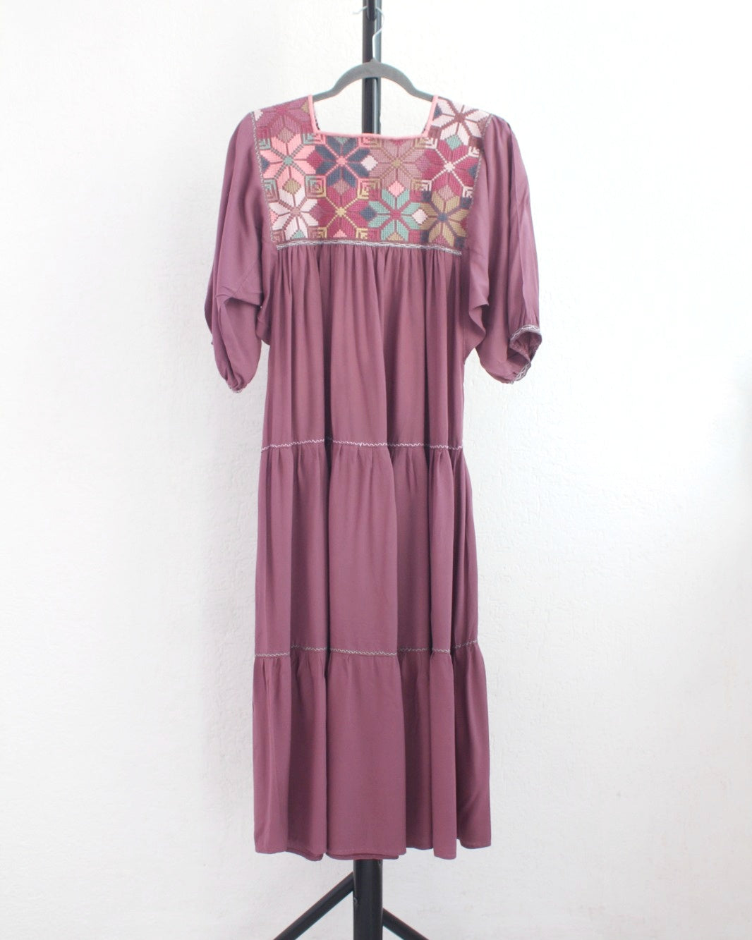 Vestido Maria Flores Malva L / XL