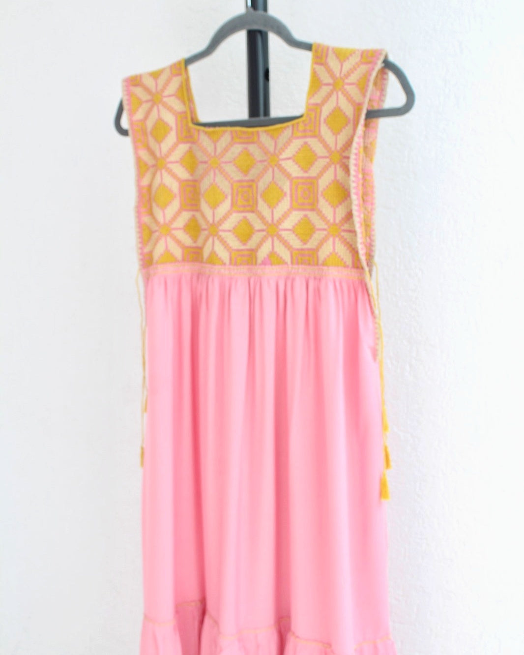 Vestido Teresa Rosa Amarillo Unitalla