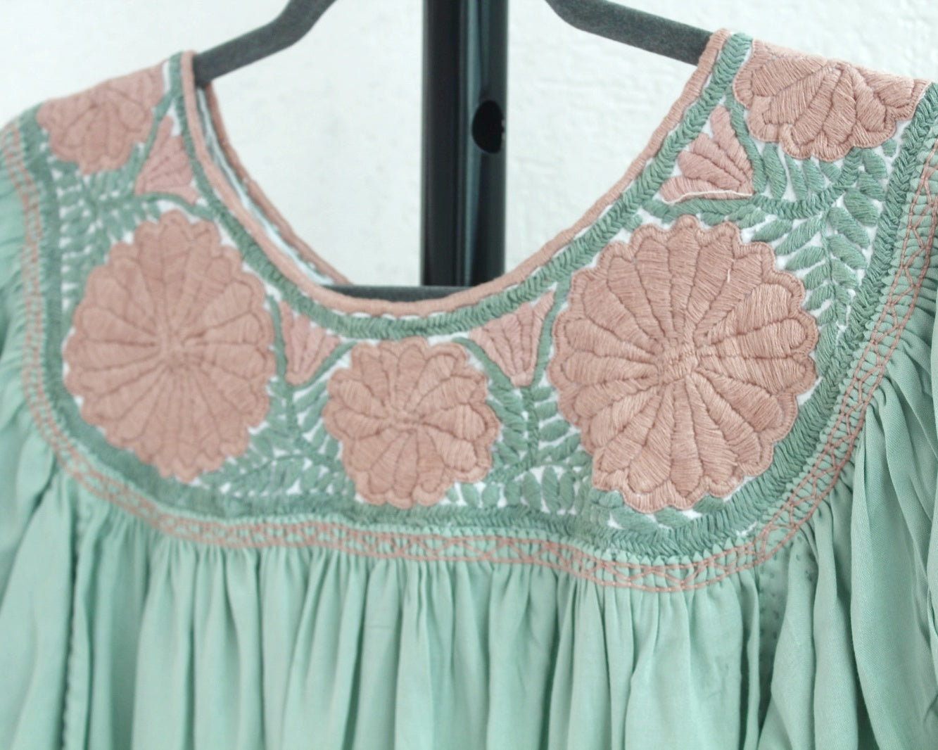 Blusa Aguacatenango Menta Rosa