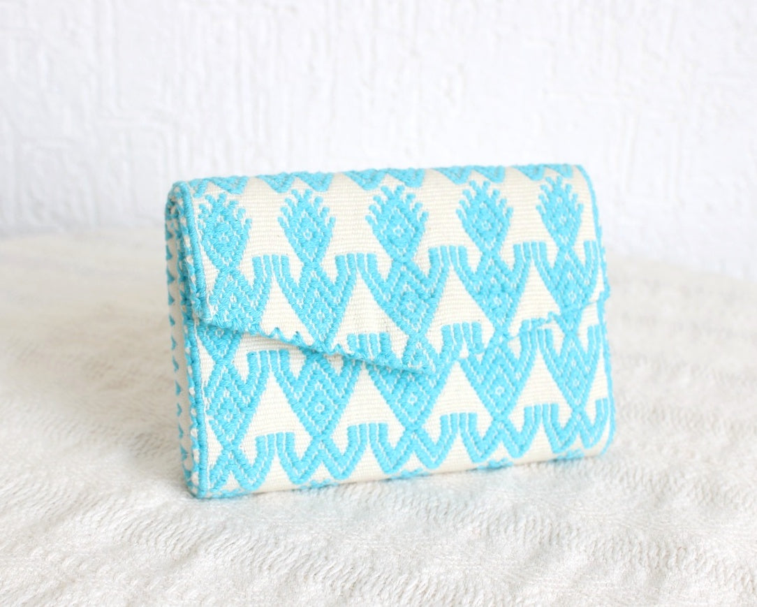 Cartera XPOCOC Azul Blanco