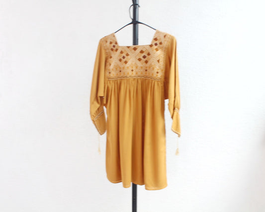 Blusa Elena Amarilla Vino Unitalla