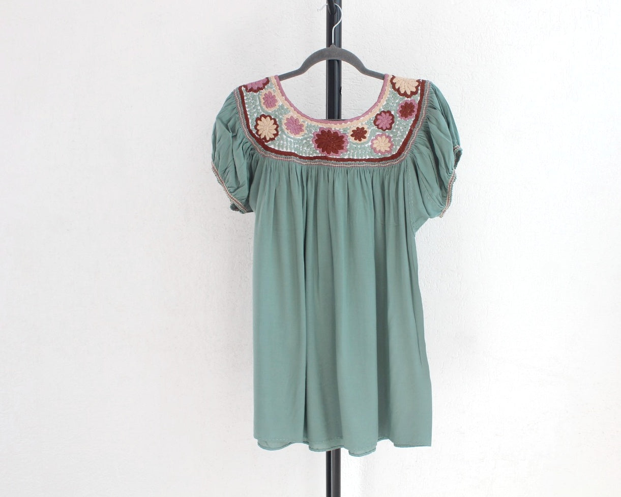 Blusa Aguacatenango Menta Rosa
