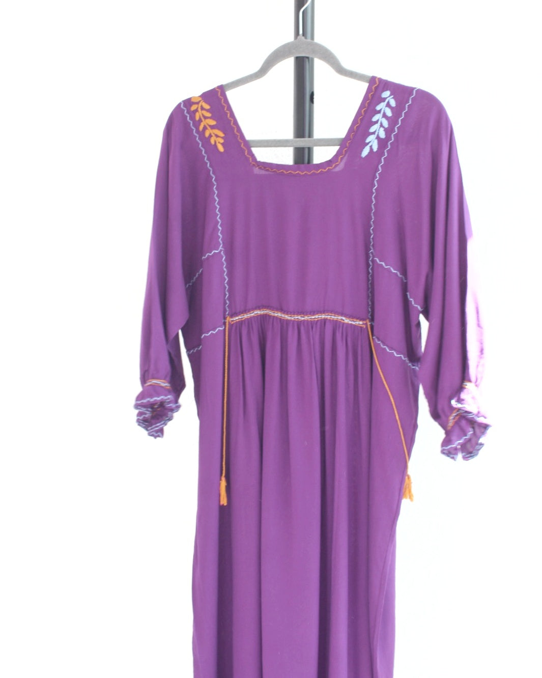 Vestido Julia Flores Manga XL / XXL Morado