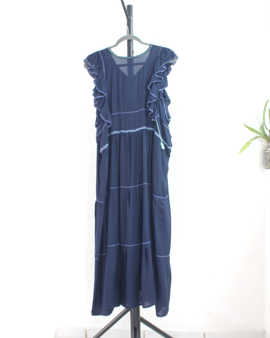 Vestido Antonia Azul Marino Menta 2XL
