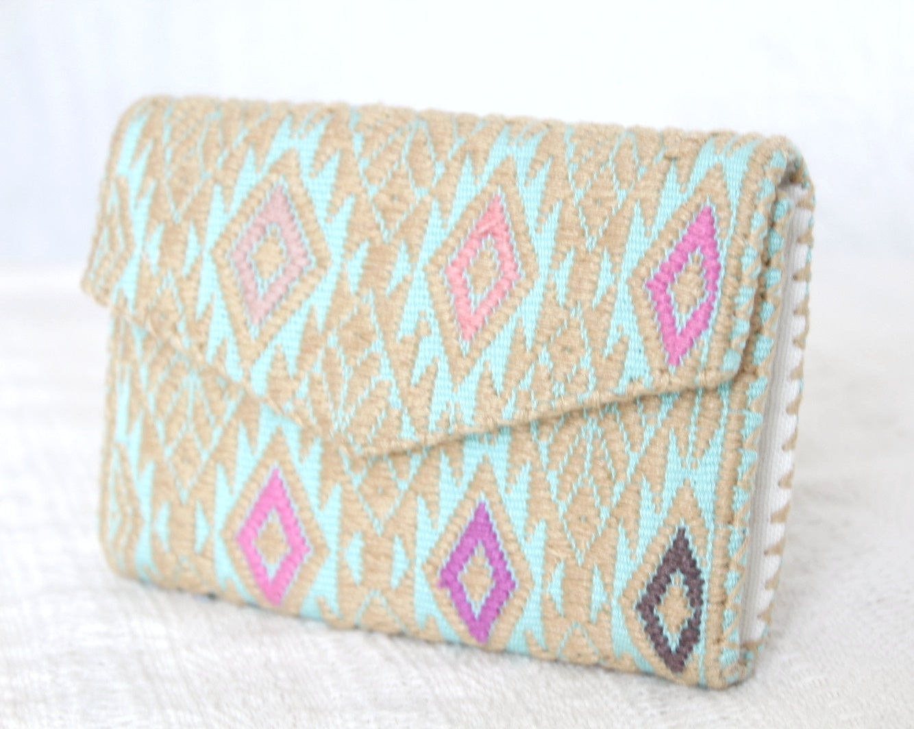 Cartera Estrellas Beige Aqua