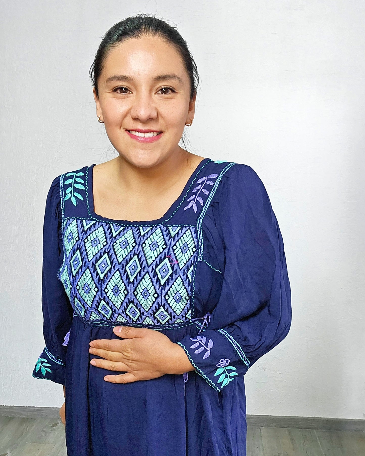 Vestido Elena Azul Marino Unitalla