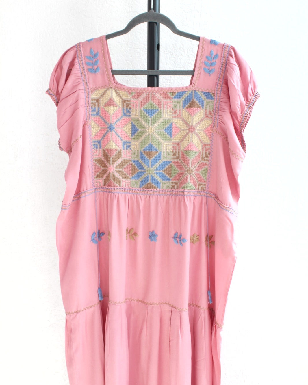 Vestido Julia Flores Rosa Pastel L / XL