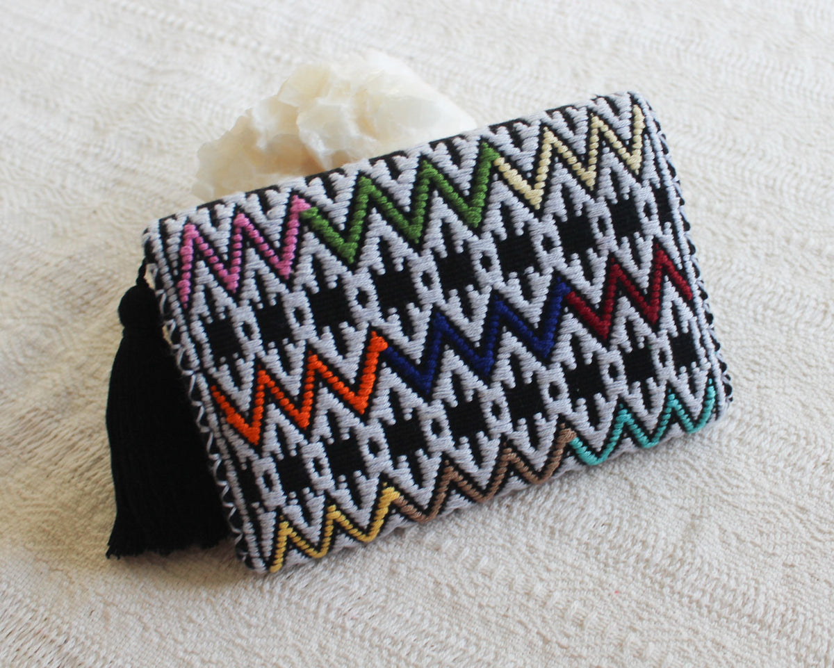 Cartera Lluvia de Estrellas Negro