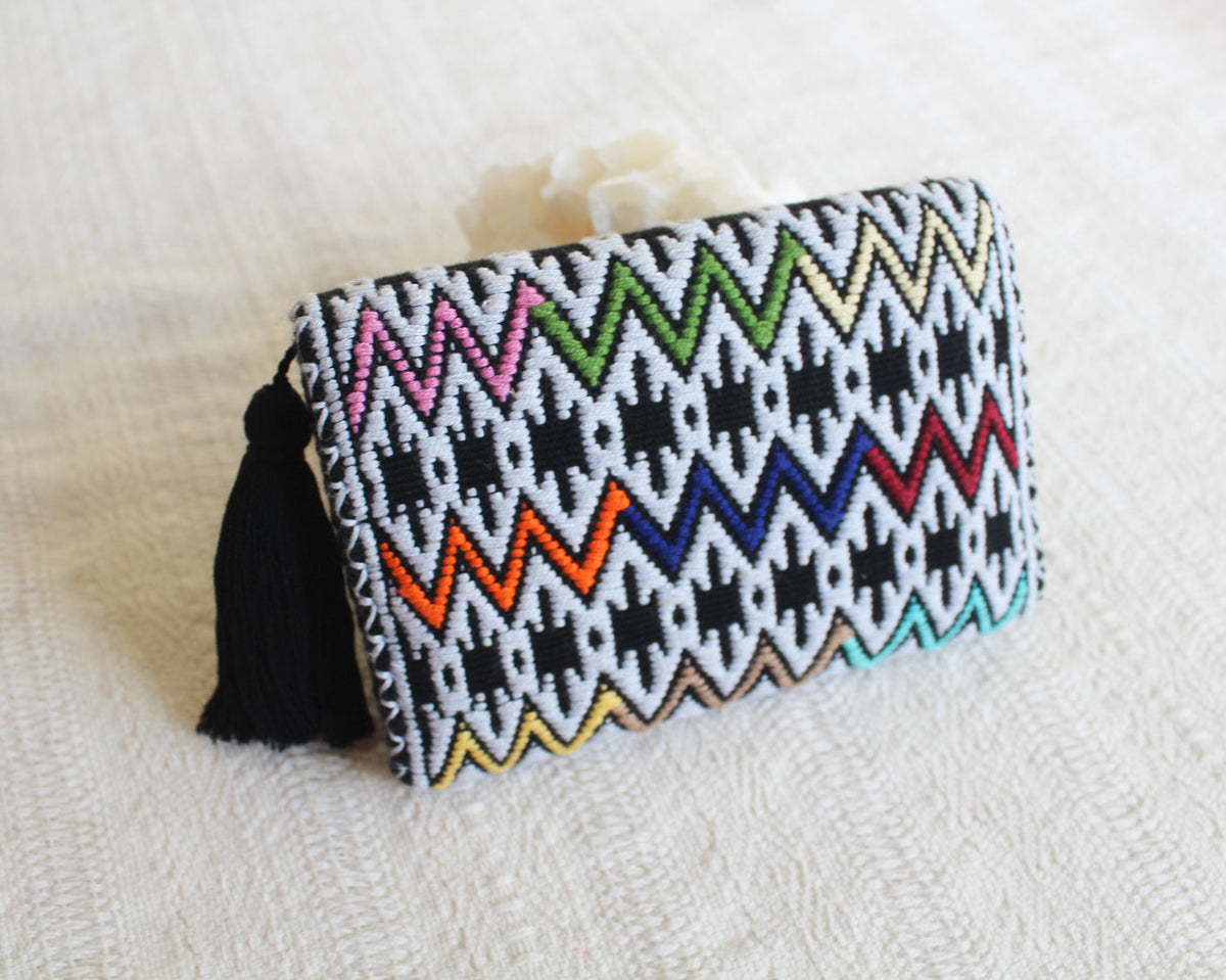 Cartera Lluvia de Estrellas Negro