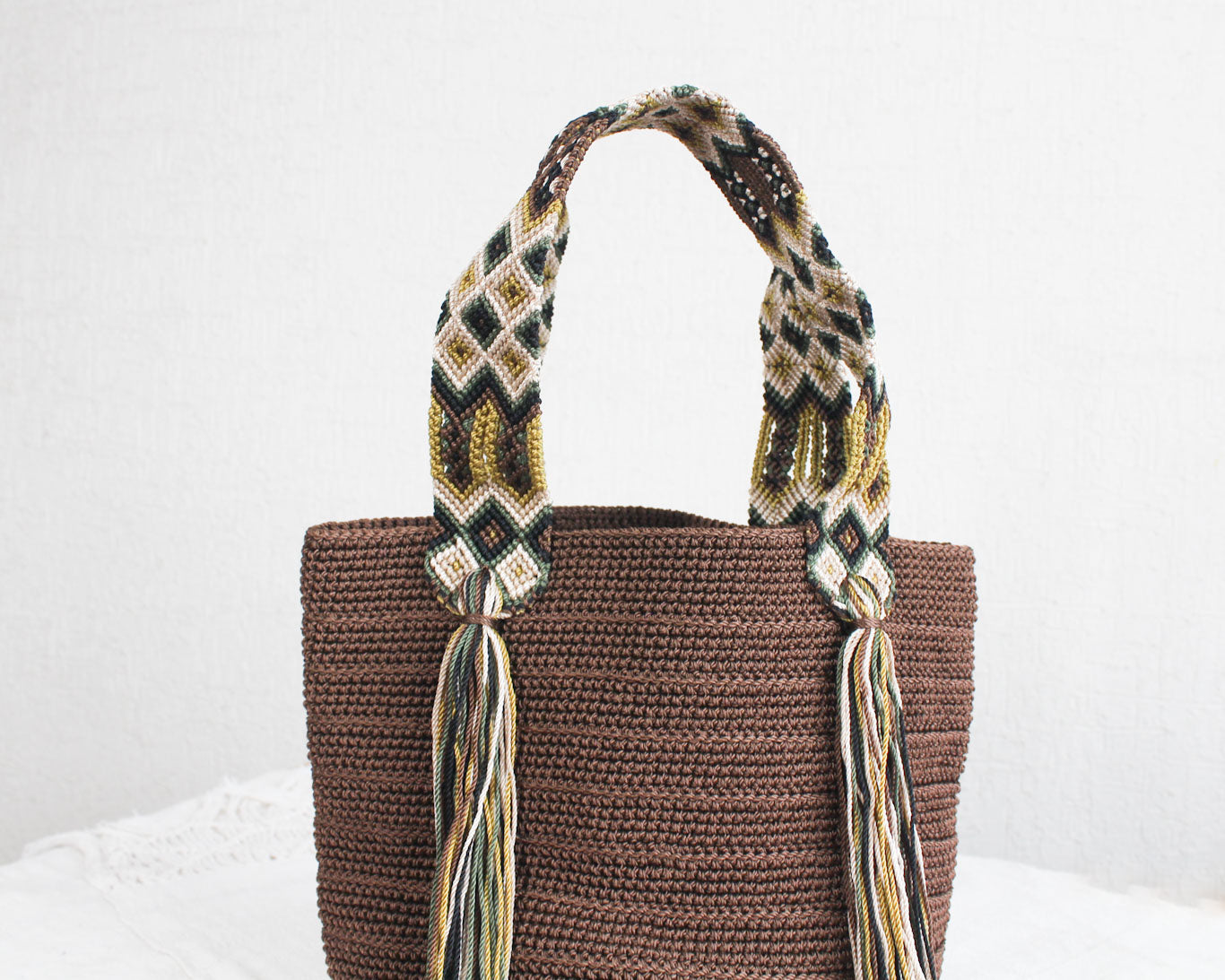 Bolso de mano Cafe Verde