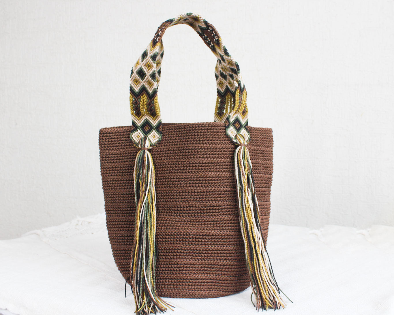 Bolso de mano Cafe Verde