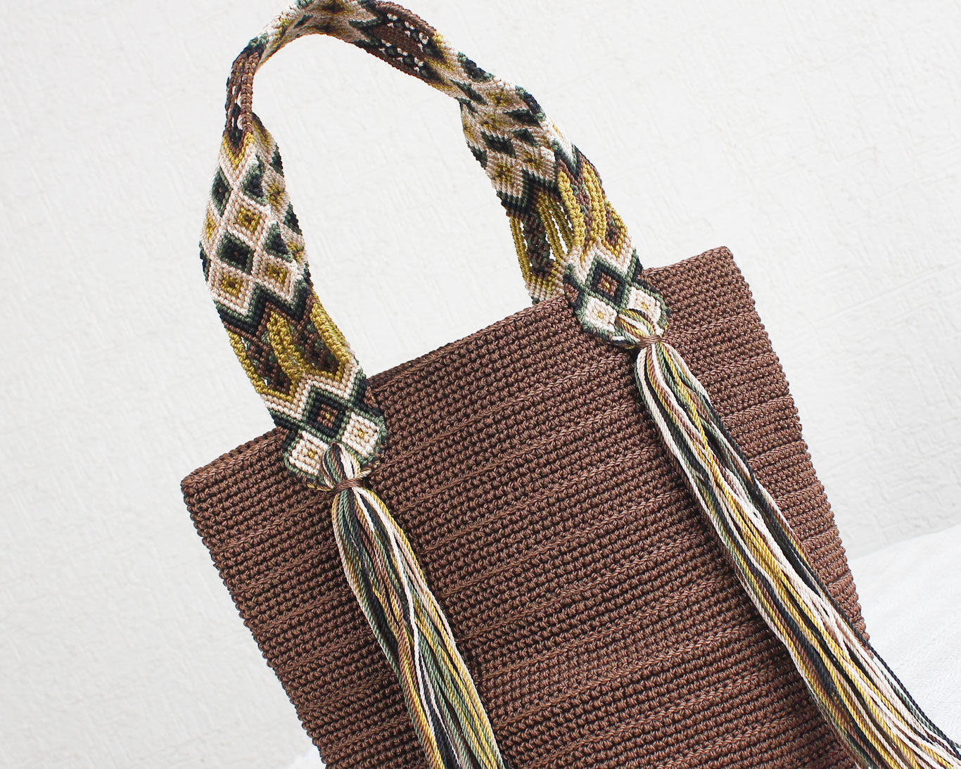 Bolso de mano Cafe Verde