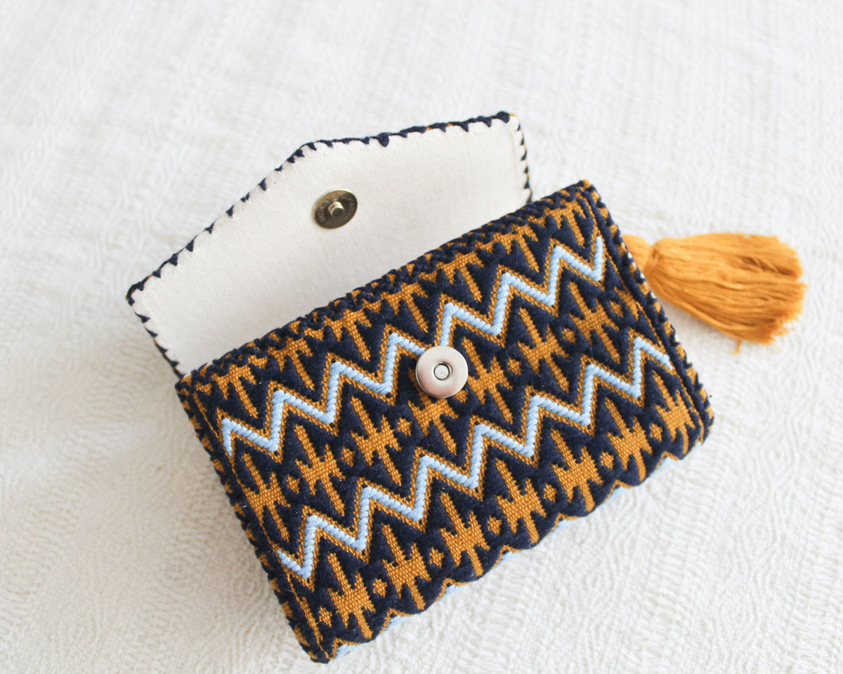 Cartera Lluvia de Estrellas Azul Amarillo